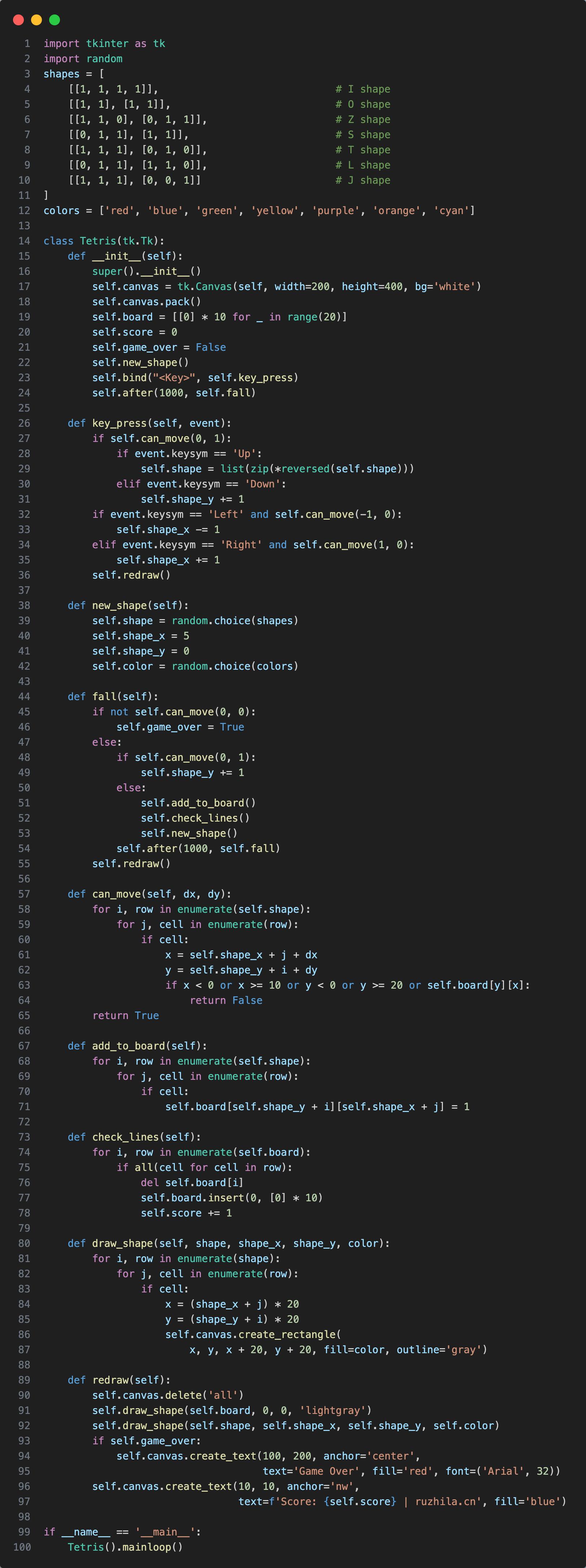 code